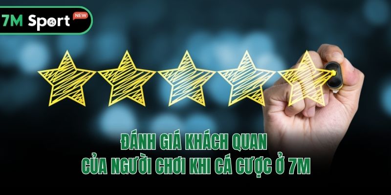 Đánh giá khách quan của người chơi khi cá cược ở 7M