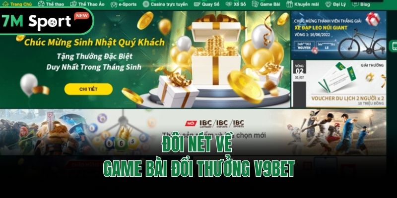 Đôi nét về game bài đổi thưởng V9BET