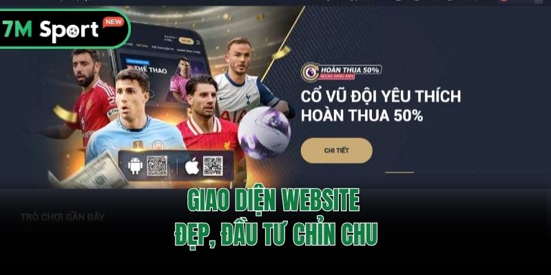 Giao diện website đẹp, đầu tư chỉn chu