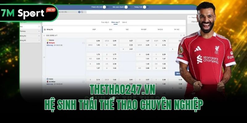 Thethao247.vn - Hệ sinh thái thể thao chuyên nghiệp