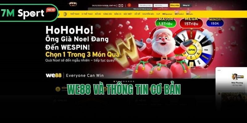 WE88 và thông tin cơ bản
