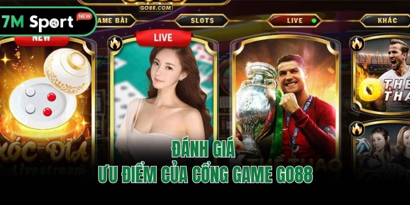 Đánh giá ưu điểm của cổng game Go88